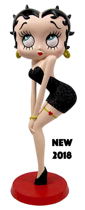 Betty Boop Classic Pose Black Glitter